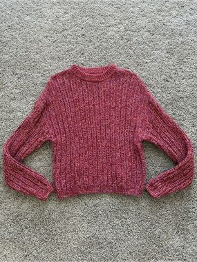 Universal Thread Red and Pink Turtleneck Sweater